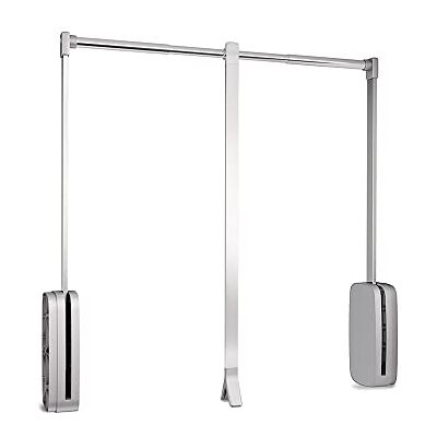 Emuca 7030111 Penderie rabattable pour armoire Sling, 600 830, Chromé, Acier et Plastique. Publicité Emuca 7030111 Penderie rabattable pour armoire Sling, 600 830, Chromé, Acier et Plastique. Publicité