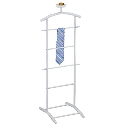 IDIMEX Valet de Chambre ATRIX chevalet de Nuit Portant pour vêtements, struture en métal laqué Blanc - Publicité IDIMEX Valet de Chambre ATRIX chevalet de Nuit Portant pour vêtements, struture en métal laqué Blanc - Publicité
