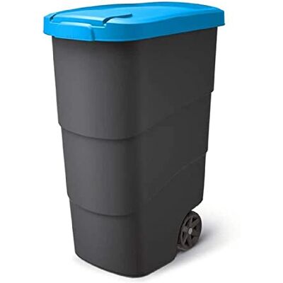 Prosperplast Wheeler - Poubelle universelle - 90L - Bleu - Publicité Prosperplast Wheeler - Poubelle universelle - 90L - Bleu - Publicité