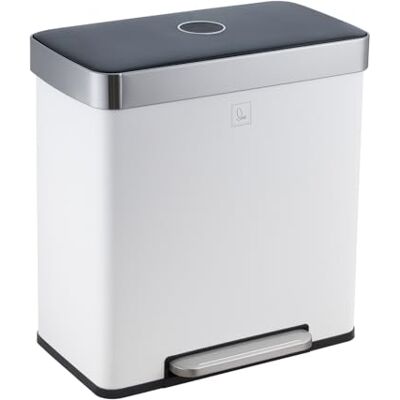 SVITA - LT2X30 - Blanc - 2 x 30 L - Waste bin - Publicité SVITA - LT2X30 - Blanc - 2 x 30 L - Waste bin - Publicité
