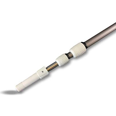 KIBROS Manche télescopique professionnel 3 fois 1,20 m Aluminium anodisé Pas de vis plastique standard œillet d'accrochage Balai raclot tête-de-loup brosse ménage piscine 104637 - Publicité KIBROS Manche télescopique professionnel 3 fois 1,20 m Aluminium anodisé Pas de vis plastique standard œillet d'accrochage Balai raclot tête-de-loup brosse ménage piscine 104637 - Publicité