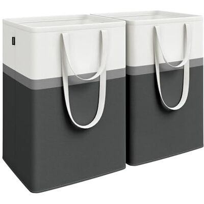 SONGMICS - LCB208B01 - Ink Black - 110L - Paniers à linge - Publicité SONGMICS - LCB208B01 - Ink Black - 110L - Paniers à linge - Publicité