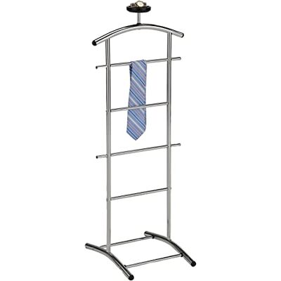 IDIMEX Valet de Chambre ATRIX chevalet de Nuit Portant pour vêtements, Structure en métal chromé - Publicité IDIMEX Valet de Chambre ATRIX chevalet de Nuit Portant pour vêtements, Structure en métal chromé - Publicité