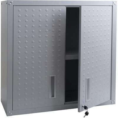 Mendler Armoire suspendue HWC-O52 77x77x31cm gris clair - Publicité Mendler Armoire suspendue HWC-O52 77x77x31cm gris clair - Publicité