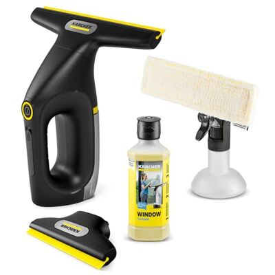 Kärcher Nettoyeur de vitres sans Fil WV 2 Universal Precision+ Black, autonomie : 35 Min, réservoir : 120 ML, 2 raclettes, pulvérisateur avec bonnette en Microfibres, nettoyant vitres 20 ML - Publicité Kärcher Nettoyeur de vitres sans Fil WV 2 Universal Precision+ Black, autonomie : 35 Min, réservoir : 120 ML, 2 raclettes, pulvérisateur avec bonnette en Microfibres, nettoyant vitres 20 ML - Publicité