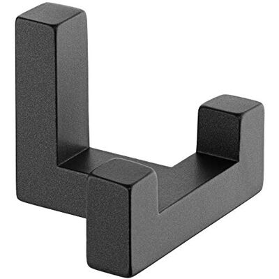 Gedotec Crochet de Garde-Robe Carré TETRIS Double Anthracite 40 x 52 mm Invisible Mural pour Manteau - Publicité Gedotec Crochet de Garde-Robe Carré TETRIS Double Anthracite 40 x 52 mm Invisible Mural pour Manteau - Publicité