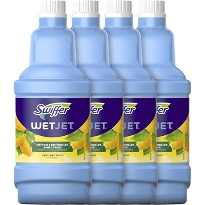 Swiffer WetJet - Balai à vapor 2 en 1 - 1,25 L de solution de nettoyage - Publicité Swiffer WetJet - Balai à vapor 2 en 1 - 1,25 L de solution de nettoyage - Publicité