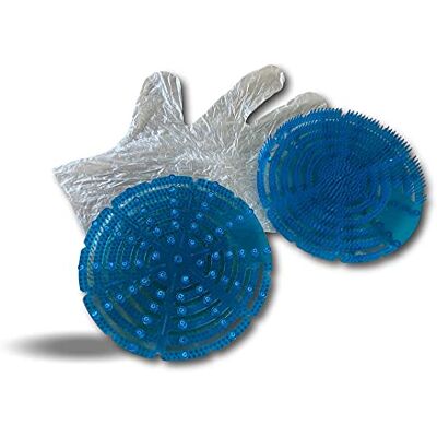 KIBROS Pack de 6 écrans urinoir anti splash Ø 17 cm Parfum menthe Désodorisant Anti bactéries Bleu roi Filtre S'adapte à tous les urinoirs Hotel restaurant URISPLBLRx3 - Publicité KIBROS Pack de 6 écrans urinoir anti splash Ø 17 cm Parfum menthe Désodorisant Anti bactéries Bleu roi Filtre S'adapte à tous les urinoirs Hotel restaurant URISPLBLRx3 - Publicité