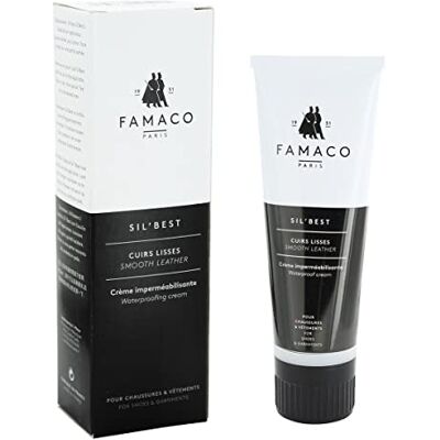 Famaco Tube SIL'BEST 75ml Couleur BLANC Crème de Beauté pour Cuirs Lisses en Tube Applicateur Ravive les Couleurs Brillance Longue Durée Imperméabilise - Publicité Famaco Tube SIL'BEST 75ml Couleur BLANC Crème de Beauté pour Cuirs Lisses en Tube Applicateur Ravive les Couleurs Brillance Longue Durée Imperméabilise - Publicité