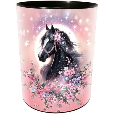 Goldbuch 82 141 Luna Corbeille à papier pour enfants, motif cheval, diamètre : 25 cm, hauteur : 30 cm, capacité : 12 l, pour enfants, motif cheval, rose - Publicité Goldbuch 82 141 Luna Corbeille à papier pour enfants, motif cheval, diamètre : 25 cm, hauteur : 30 cm, capacité : 12 l, pour enfants, motif cheval, rose - Publicité