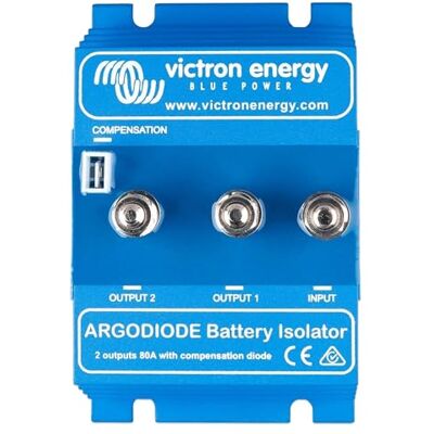 Victron Energy ARG080202000 - 80A - 2 batteries - Isolateur - Publicité Victron Energy ARG080202000 - 80A - 2 batteries - Isolateur - Publicité