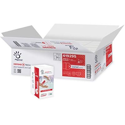 PAPERNET Defend Tech Distributeur Antibactérien de Serviettes en Papier Pliées en V et C 416143, Plastique Recyclé Antibactérien, Capacité Maximale 2,5 Paquets, Dimensions 33,6 x 14,5 x 30cm, Blanc - Publicité PAPERNET Defend Tech Distributeur Antibactérien de Serviettes en Papier Pliées en V et C 416143, Plastique Recyclé Antibactérien, Capacité Maximale 2,5 Paquets, Dimensions 33,6 x 14,5 x 30cm, Blanc - Publicité