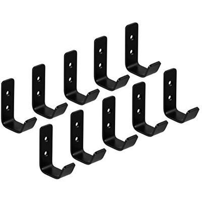 Gedotec Crochet moderne en acier inoxydable noir mat – Sandera petit Crochet pour montage mural crochets 52 x 10 mm 1 pièce – Crochet mural design avec matériel de fixation - Publicité Gedotec Crochet moderne en acier inoxydable noir mat – Sandera petit Crochet pour montage mural crochets 52 x 10 mm 1 pièce – Crochet mural design avec matériel de fixation - Publicité