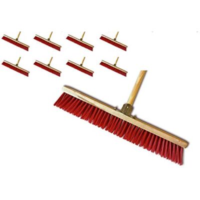 KIBROS Lot de 8 Balais d'atelier Type cantonnier manchés Piste Extérieur Longueur 60 cm Garnissage Brosse PVC Rouge Douille métal boulonnée Ø 28 mm Manche Bois 1,40 m 10LOT2360BM - Publicité KIBROS Lot de 8 Balais d'atelier Type cantonnier manchés Piste Extérieur Longueur 60 cm Garnissage Brosse PVC Rouge Douille métal boulonnée Ø 28 mm Manche Bois 1,40 m 10LOT2360BM - Publicité