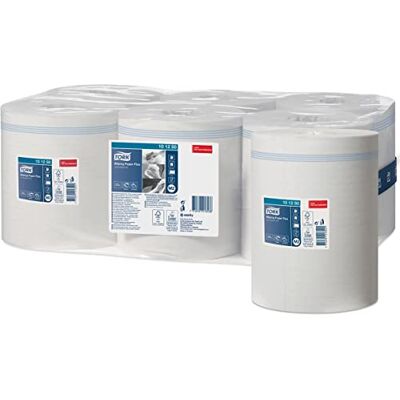Tork 101250 Essuie-tout en Papier Advanced Double Couche Blanc 160 m - Publicité Tork 101250 Essuie-tout en Papier Advanced Double Couche Blanc 160 m - Publicité