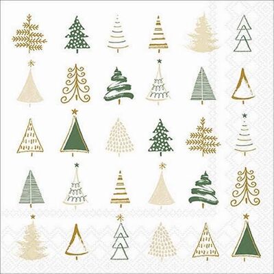 Ambiente Lot de 20 serviettes d'hiver modernes en forme d'arbre Décoration de table Serviettes en papier avec motif Convient également pour le découpage et la technique des serviettes 33 x 33 cm - Publicité Ambiente Lot de 20 serviettes d'hiver modernes en forme d'arbre Décoration de table Serviettes en papier avec motif Convient également pour le découpage et la technique des serviettes 33 x 33 cm - Publicité