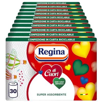 Regina di cuori 3 Rouleaux - Essuie-tout - Publicité Regina di cuori 3 Rouleaux - Essuie-tout - Publicité