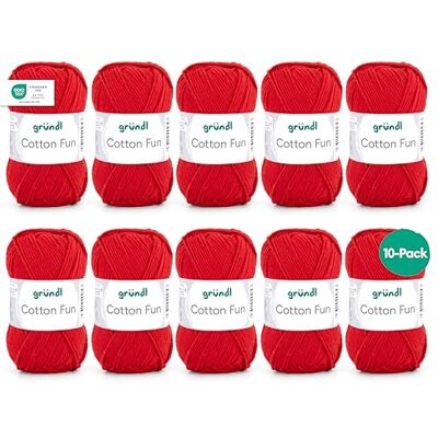 Gründl Cotton Fun Fil multicolore - Tricot et crochet - Publicité Gründl Cotton Fun Fil multicolore - Tricot et crochet - Publicité