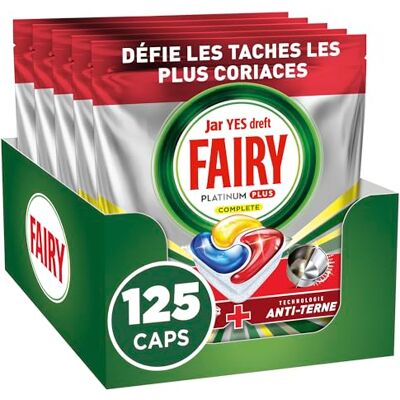 Fairy Platinum Plus Citron - Pastilles lave-vaisselle - Publicité Fairy Platinum Plus Citron - Pastilles lave-vaisselle - Publicité