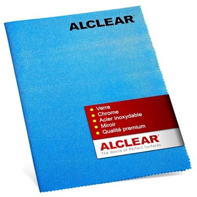 ALCLEAR Modèle - Chiffon en Microfibre pour Verre - Bleu - Publicité ALCLEAR Modèle - Chiffon en Microfibre pour Verre - Bleu - Publicité