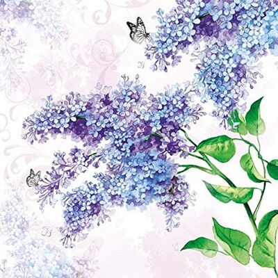 Ambiente 20 serviettes en papier LILAS - Publicité Ambiente 20 serviettes en papier LILAS - Publicité