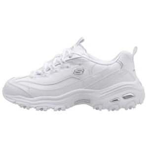 Skechers Femme D'Lites-Fresh Start Baskets, Blanc Argenté, 36.5 EU - Publicité Skechers Femme D'Lites-Fresh Start Baskets, Blanc Argenté, 36.5 EU - Publicité