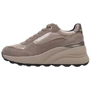 Geox Femme D Spherica Ec13 A Basket, Taupe, 36 EU - Publicité Geox Femme D Spherica Ec13 A Basket, Taupe, 36 EU - Publicité