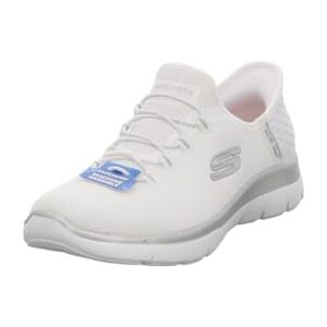Skechers Women's Summits Diamond Dream Sneaker, Blanc argenté, 5.5 UK Wide - Publicité Skechers Women's Summits Diamond Dream Sneaker, Blanc argenté, 5.5 UK Wide - Publicité