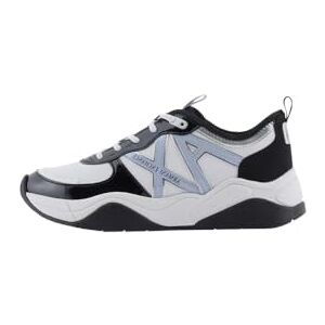 Armani Exchange Femme Cher, Logo latéral, Contrastes de Couleur Basket, OP White Black, 38.5 EU - Publicité Armani Exchange Femme Cher, Logo latéral, Contrastes de Couleur Basket, OP White Black, 38.5 EU - Publicité