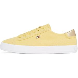 Tommy Hilfiger Baskets Vulcanisées Femme Canvas Lace Up Élégantes, Jaune (Meringue), 41 - Publicité Tommy Hilfiger Baskets Vulcanisées Femme Canvas Lace Up Élégantes, Jaune (Meringue), 41 - Publicité