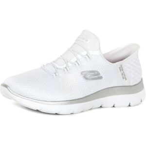 Skechers Women's Summits Diamond Dream Sneaker, Blanc argenté, 5 UK Wide - Publicité Skechers Women's Summits Diamond Dream Sneaker, Blanc argenté, 5 UK Wide - Publicité