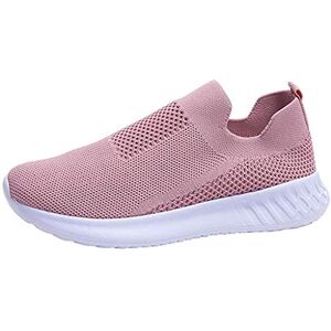 Susenstone Chaussures Femme Ete Pas Cher Soldes Baskets Basses Running Jogging Sport Confortable Respirant Mesh Chaussette Fille Tennis Sneakers - Publicité