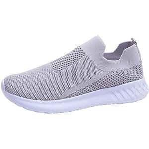 Susenstone Chaussures Femme Ete Pas Cher Soldes Baskets Basses Running Jogging Sport Confortable Respirant Mesh Chaussette Fille Tennis Sneakers - Publicité