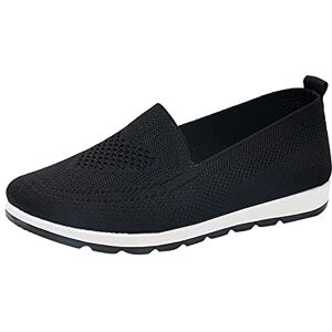 UnoSheng Basket de Marche Slip on pour Sneakers Femmes Chaussure Confortable Travail Air Baskets sans Lacets Chaussures de Sport Légères Respirantes Chaussure de Course Femme Décontracté Basquettes - Publicité