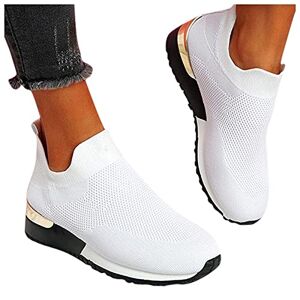 Gsheocm Chaussures orthopédiques + chaussures + femmes, chaussures de loisirs pour femme, chaussures de sport, chaussures de jogging, chaussures de course à pied, halls d'extérieur, chaussures à enfiler - Publicité