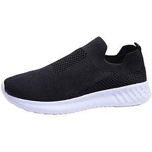 Susenstone Chaussures Femme Ete Pas Cher Soldes Baskets Basses Running Jogging Sport Confortable Respirant Mesh Chaussette Fille Tennis Sneakers - Publicité