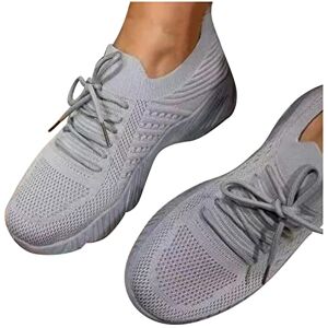 Allence 2023 Mode Marche Sport Chaussures pour Femmes Chaussures De Chaussures Plates Respirantes à Basket Confortable Sneakers De Sport TricotéEs à Fond Souple en Maille Basket Femme Chaussure De Course - Publicité