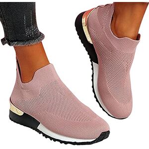 Allence 2023 Mode Baskets à Compensés pour pour Femmes de Grande Taille pour Chaussettes en Rocking Casual Running Chaussures Sport Femme De Running Basket Chaussure De Travail Course Respirantes Sneakers - Publicité