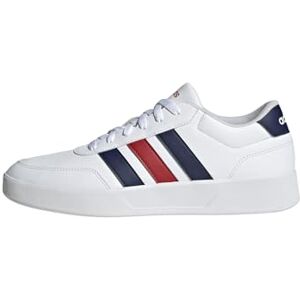 Adidas Homme Breaknet 3.0 Shoes, FTWR White/Dark Blue/Better Scarlet, 43 1/3 EU - Publicité Adidas Homme Breaknet 3.0 Shoes, FTWR White/Dark Blue/Better Scarlet, 43 1/3 EU - Publicité