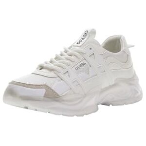 Guess Sneaker Belluno Mixte Cuir, Blanc, 41 EU - Publicité Guess Sneaker Belluno Mixte Cuir, Blanc, 41 EU - Publicité