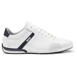 BOSS Hommes Saturn Lowp Baskets en Cuir avec Doublure Anti-odeurs - Publicité BOSS Hommes Saturn Lowp Baskets en Cuir avec Doublure Anti-odeurs - Publicité