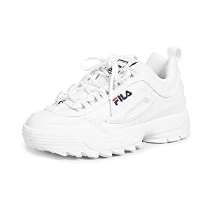 Fila - Disruptor II Premium - Blanc/Bleu marine/Rouge - Baskets - Publicité Fila - Disruptor II Premium - Blanc/Bleu marine/Rouge - Baskets - Publicité