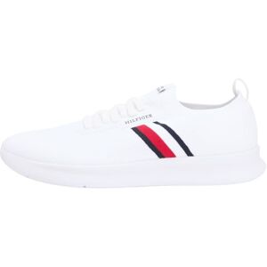 Tommy Hilfiger FM0FM05756 Baskets Basses en Tricot léger pour Homme, Blanc (Blanc), Pointure 42 - Publicité Tommy Hilfiger FM0FM05756 Baskets Basses en Tricot léger pour Homme, Blanc (Blanc), Pointure 42 - Publicité