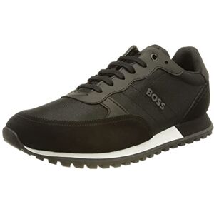 BOSS Hommes Parkour-L Runn Baskets lacées avec Finitions en Similicuir - Publicité BOSS Hommes Parkour-L Runn Baskets lacées avec Finitions en Similicuir - Publicité