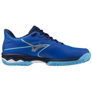 Mizuno - Wave Exceed Light 2 CC - Bleu - Chaussures de tennis - Publicité Mizuno - Wave Exceed Light 2 CC - Bleu - Chaussures de tennis - Publicité