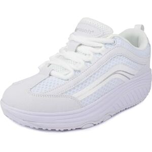 Aerosoft Chaussures à Lacets Confortables pour Homme et Femme Semelle intérieure Amovible en Mousse à mémoire de Forme, Blanc., 37 EU - Publicité Aerosoft Chaussures à Lacets Confortables pour Homme et Femme Semelle intérieure Amovible en Mousse à mémoire de Forme, Blanc., 37 EU - Publicité