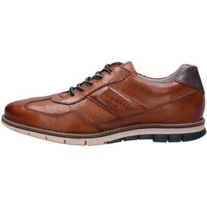 bugatti Homme Baskets décontractées à Lacets en Cuir avec Finition à la Main, Cognac, 45 EU - Publicité bugatti Homme Baskets décontractées à Lacets en Cuir avec Finition à la Main, Cognac, 45 EU - Publicité