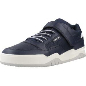 Geox J Perth Boy E Basket, Bleu Marine/Blanc, 36 EU - Publicité Geox J Perth Boy E Basket, Bleu Marine/Blanc, 36 EU - Publicité
