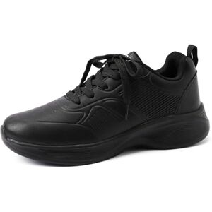 Allbestop Basket Cuir, Chaussures Femme Orthopédique Chaussures de Tennis Femme Sneaker d'arts Martiaux Légers Basket Running Randonnée Chaussure de Marche Jogging Fille, Sport Respirantes(Noir,39) - Publicité Allbestop Basket Cuir, Chaussures Femme Orthopédique Chaussures de Tennis Femme Sneaker d'arts Martiaux Légers Basket Running Randonnée Chaussure de Marche Jogging Fille, Sport Respirantes(Noir,39) - Publicité