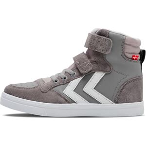 Hummel Slimmer Stadil Leather High JR Baskets en Alliage Taille 27 EU, Gris, 27 EU - Publicité Hummel Slimmer Stadil Leather High JR Baskets en Alliage Taille 27 EU, Gris, 27 EU - Publicité